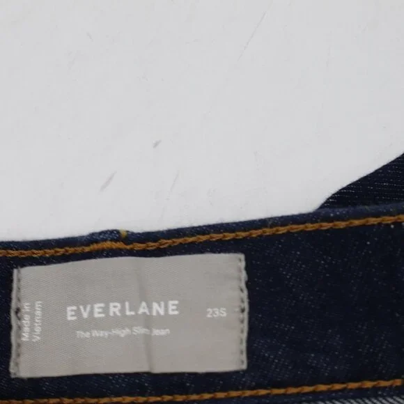 NWT everlane Jeans Women's 23S The Way High Slim Denim Organic Cotton Blend - Picture 11 of 14